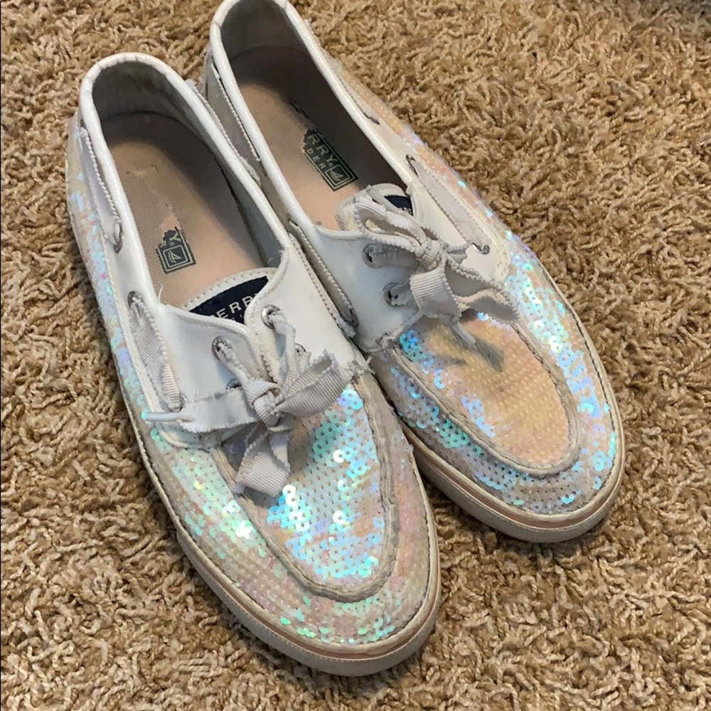 Sequins Sperry Top Sider